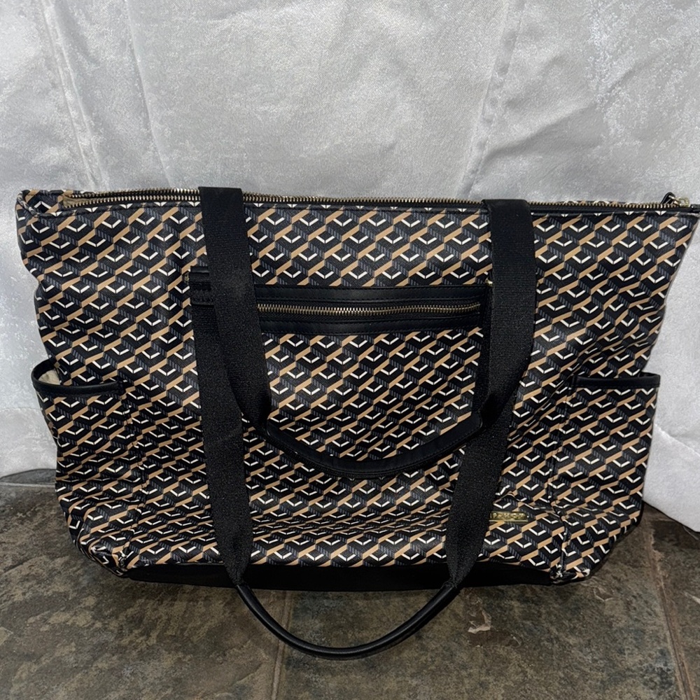 ❤️FINAL SALE Skip Hop Black and Brown Patterned Baby Bag